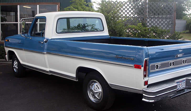 ... of this 1970 ford truck the f100 sport custom truck runs good has