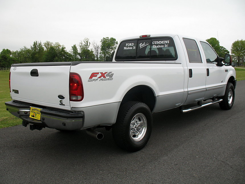 2003 Ford F250 Crew Cab Long Bed Diesel Pickup Truck