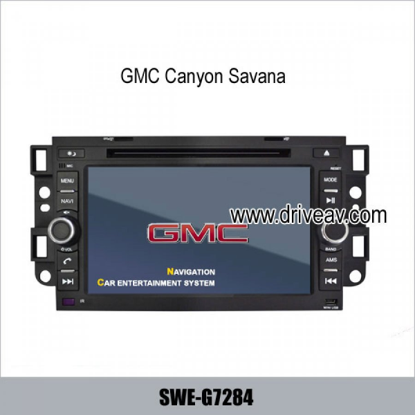 GMC Canyon Savana Sonoma OEM stereo DVD player GPS navigation TV SWE ...