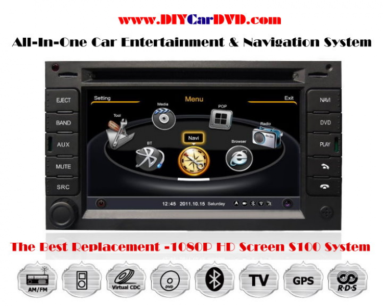 GMC-Canyon-Car-GPS-Navigation-DVD-Player-Radio-Stereo-Audio-Video ...