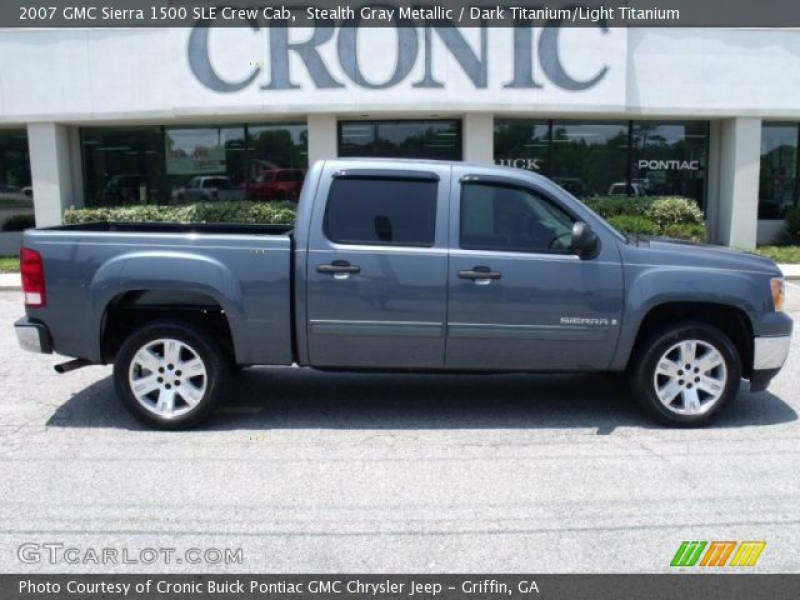 2007 GMC Sierra 1500 SLE Crew Cab in Stealth Gray Metallic. Click to ...