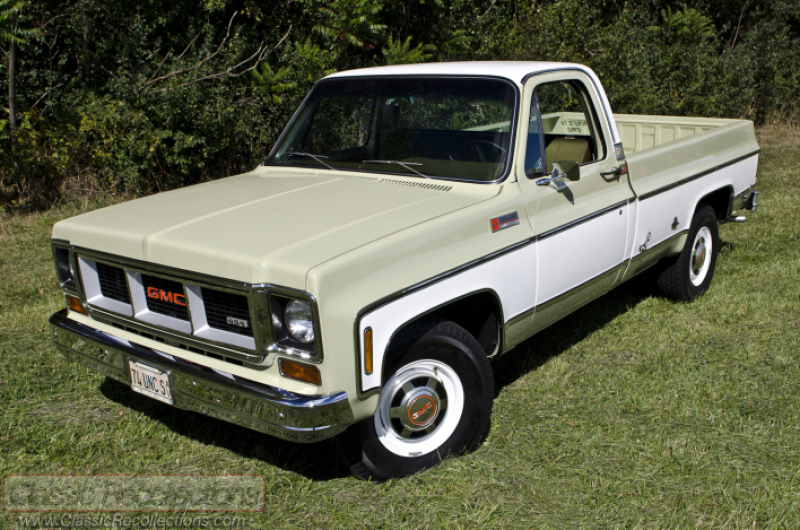 This 1974 GMC 2500 Sierra Camper Special was restored by the original ...