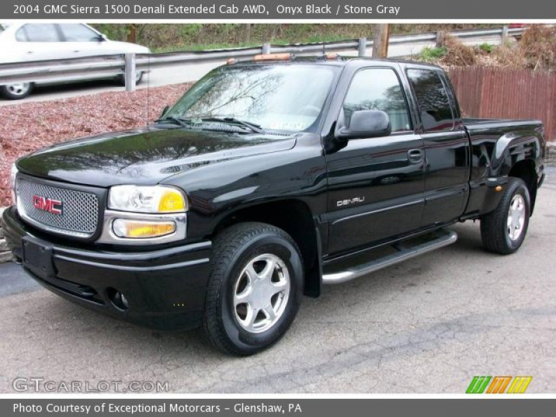 2004 GMC Sierra 1500 Denali Extended Cab AWD in Onyx Black. Click to ...