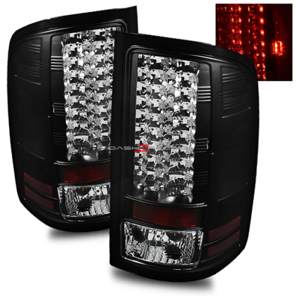 GMC Sierra LED Tail Lights - Black :: Sierra :: GMC :: Lighting - Tail ...