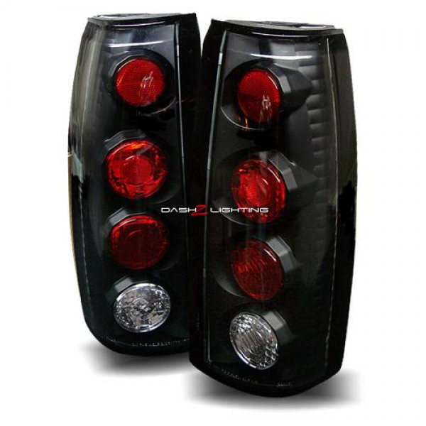98 GMC Sierra Tail Lights - Black :: Sierra :: GMC :: Lighting - Tail ...