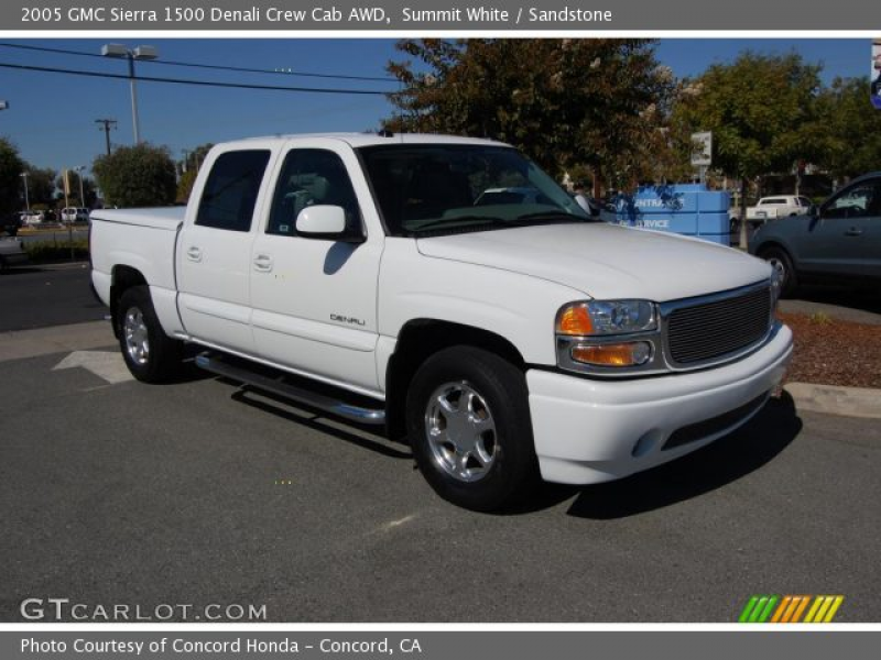 2005 GMC Sierra 1500 Denali Crew Cab AWD in Summit White. Click to see ...