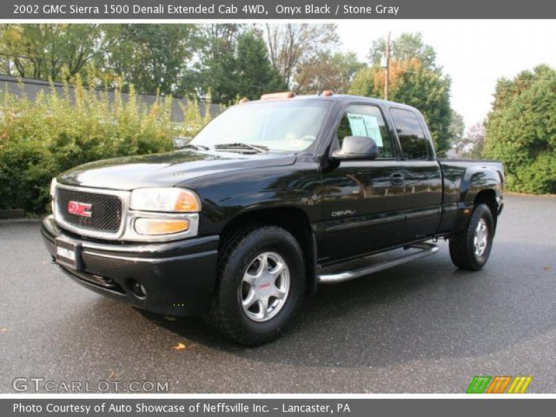 2002 GMC Sierra 1500 Denali Extended Cab 4WD in Onyx Black. Click to ...