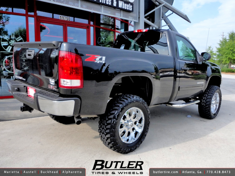GMC Sierra 1500 with 20in 2Crave NX2 Wheels and 6in Superlift Lift Kit