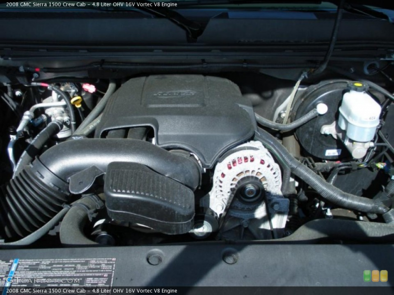 Liter OHV 16V Vortec V8 Engine on the 2008 GMC Sierra 1500 Crew ...
