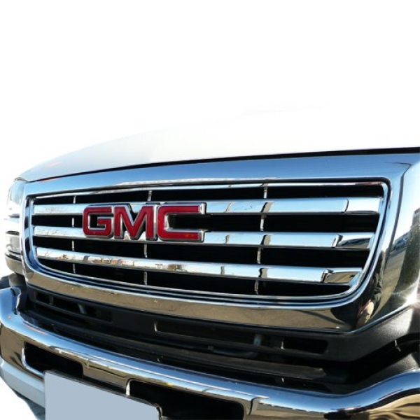 Compare 2003 2006 GMC Sierra Chrome Grille Factory Style Chrome Grill