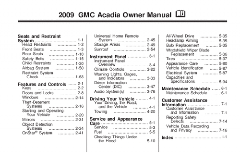 2009 GMC Sierra Owner's Manual http://www.filemount.com/2011/05/2009 ...