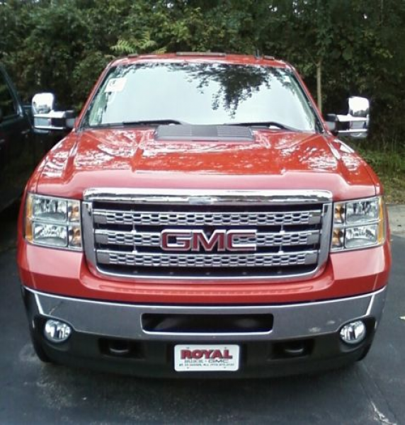 ... 2011-2012 GMC SIERRA 2500 3500 HD CHROME ABS OVERLAY GRILLE GRILL