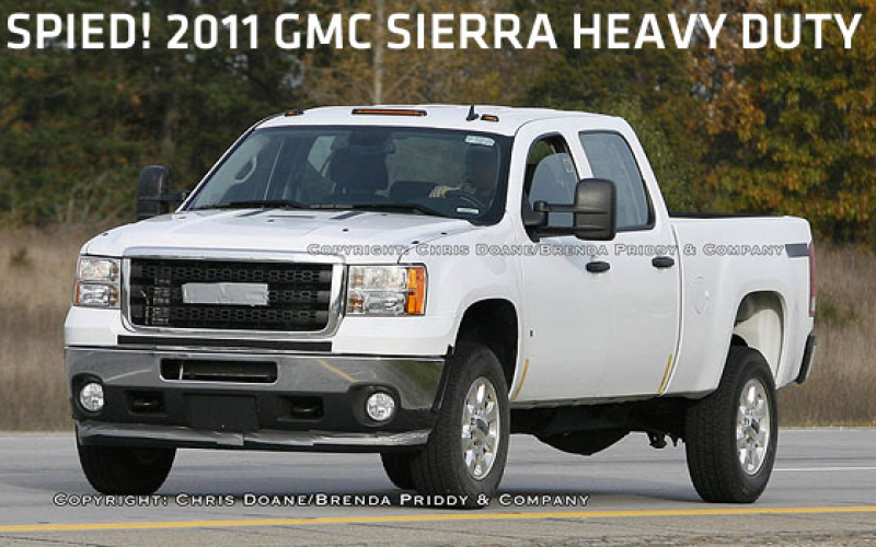 Spied! 2011 GMC Sierra Heavy Duty Pickup Truck