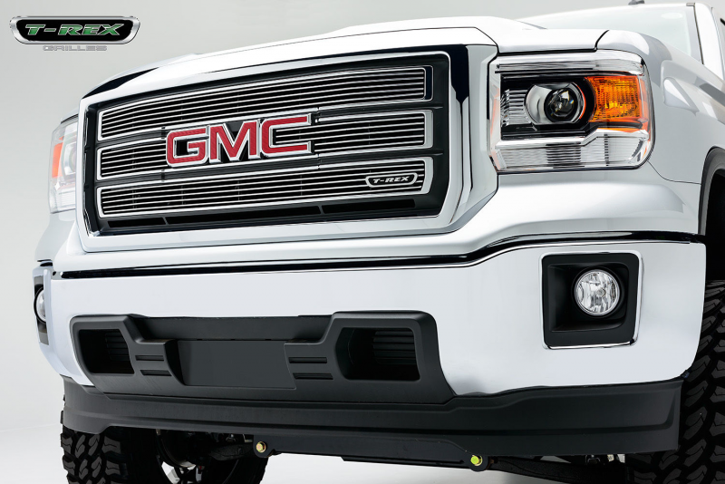 ... about 2014 GMC SIERRA 1500 4PC POLISHED BILLET GRILLE GRILL T-REX