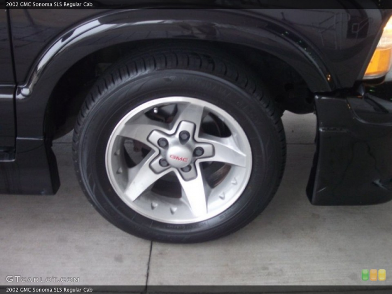 2002 GMC Sonoma SLS Regular Cab Wheel and Tire Photo #51799784