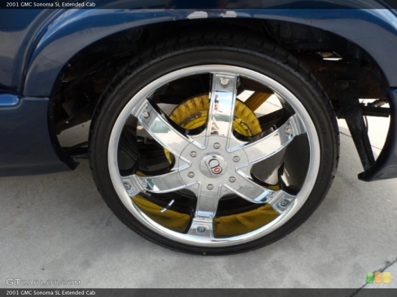2001 GMC Sonoma Custom Wheel and Tire Photo #53338561