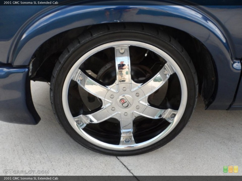 2001 GMC Sonoma Custom Wheel and Tire Photo #53338549