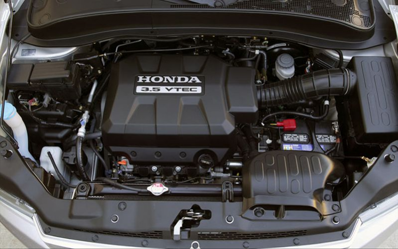 2008 Honda Ridgeline Engine Bay View