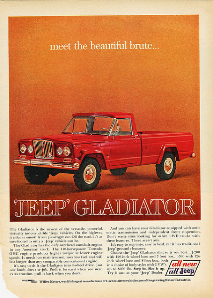 1963 Jeep Gladiator Pickup Ad