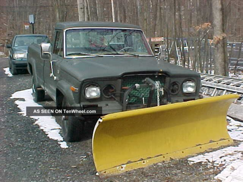 1985 Jeep J / 10 4x4 Pickup Runs And Drives / Plow Truck Comanche ...