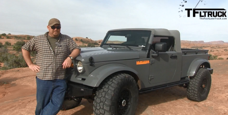 Jeep Nukiser Pickup Off-Road Drive In Moab, Utah [Video]