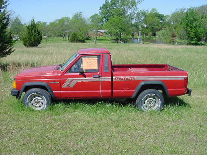 AutoTrader Classics - 1989 Jeep Comanche Truck Red 4 Cylinder Other 2 ...