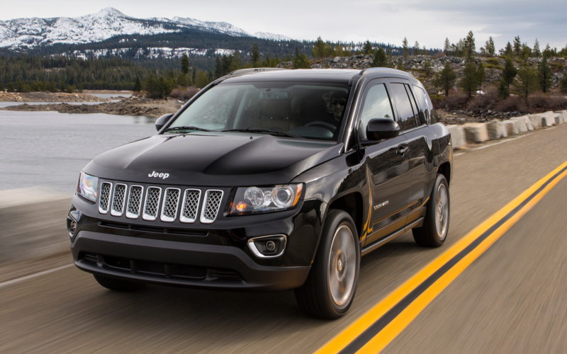 2014 Jeep Compass Limited Front View In Motion