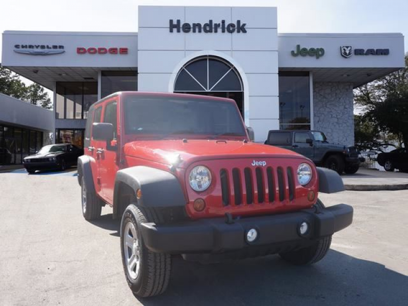 2010 Used Jeep Wrangler Unlimited 4WD 4dr Sport RHD at Hendrick Hoover ...