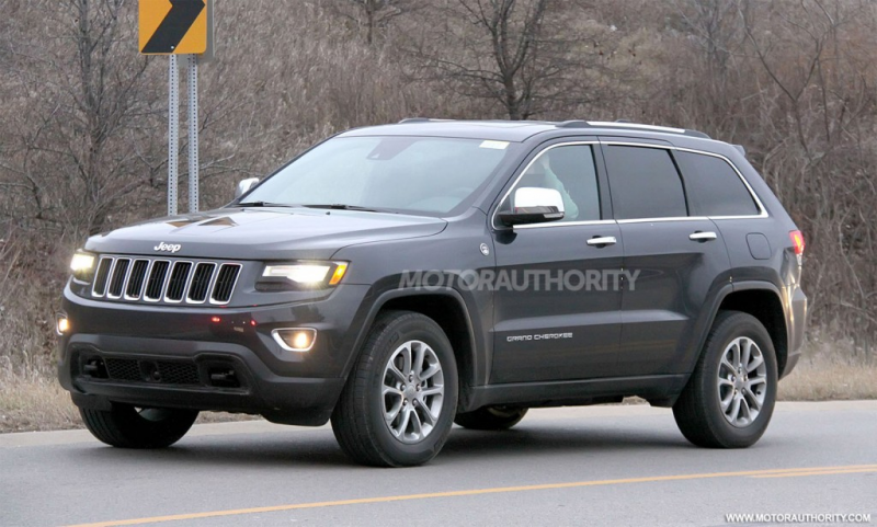 2014 Jeep Grand Cherokee facelift spy shots