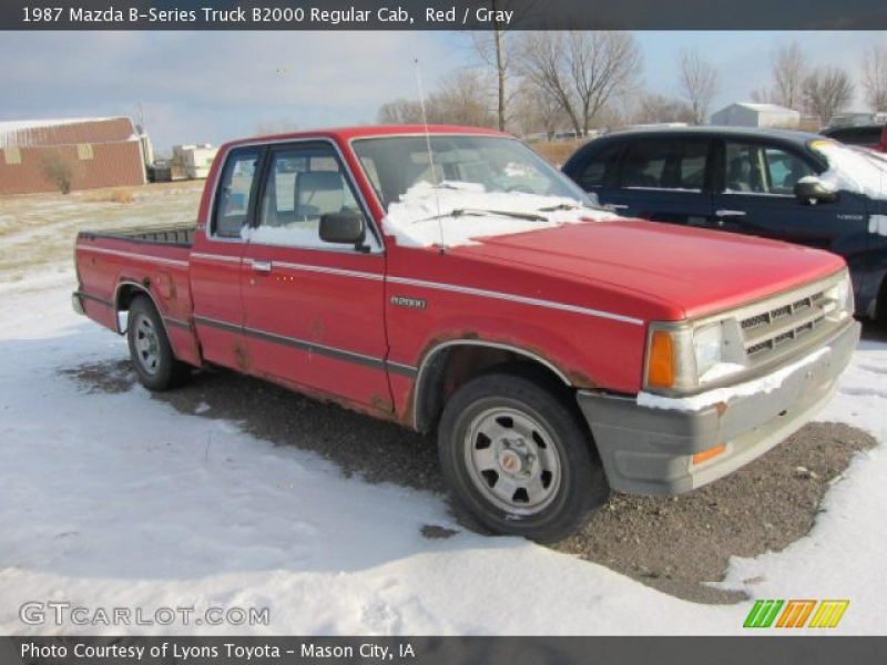 1987 Mazda B-Series Truck B2000 Regular Cab in Red. Click to see large ...