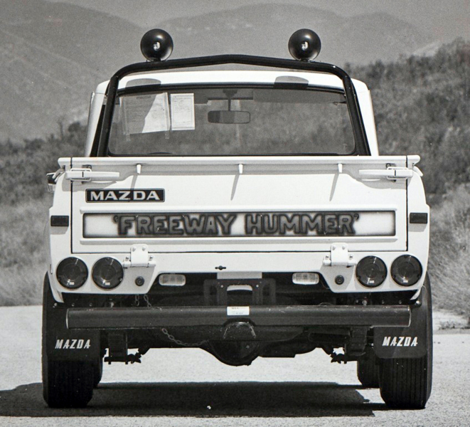 1977 Mazda Rotary Engine Pickup Rear Profile