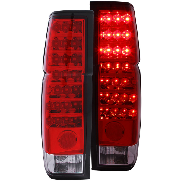 Home Tail Lights NISSAN HARDBODY 86-97 L.E.D TAIL LIGHTS RED/CLEAR