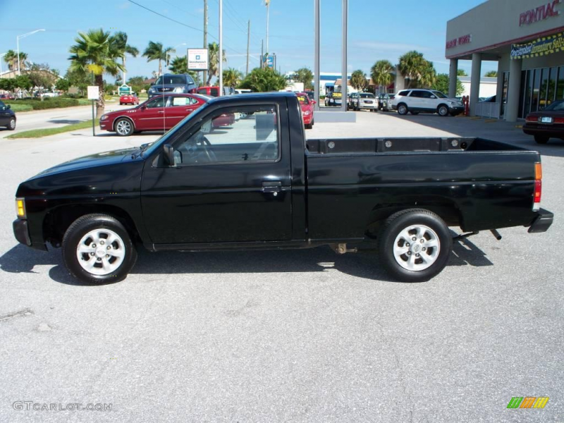 1996 Nissan Hardbody Truck XE Regular Cab - Super Black Color / Dark ...
