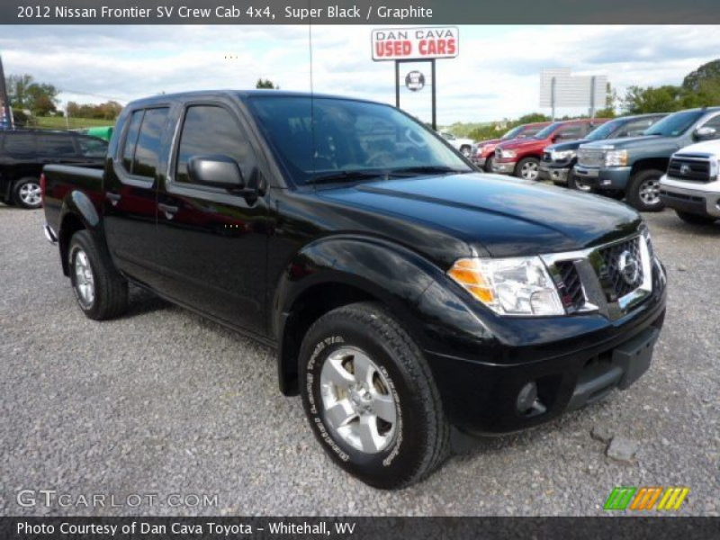 2012 Nissan Frontier SV Crew Cab 4x4 in Super Black. Click to see ...