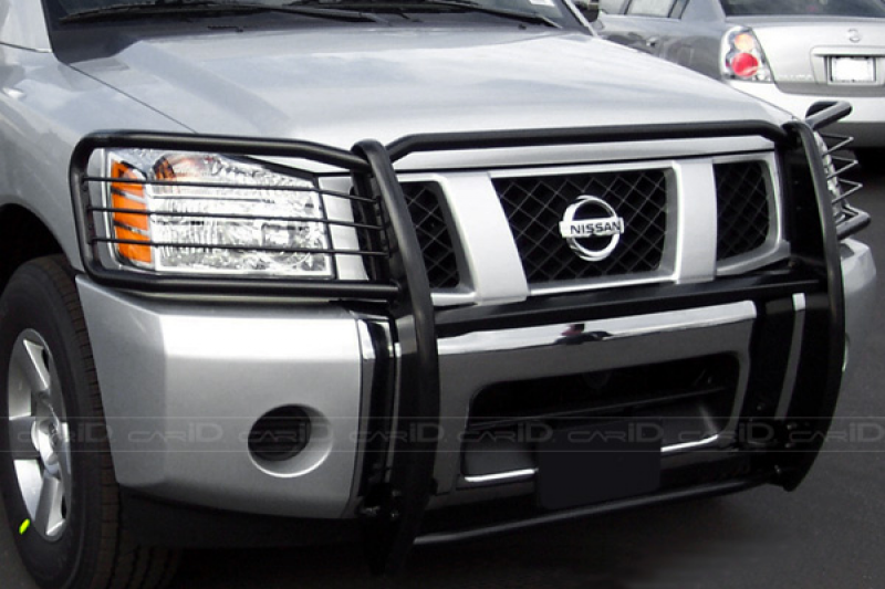 SteelCraft® - Black Powdercoat Grille Guard - Installed