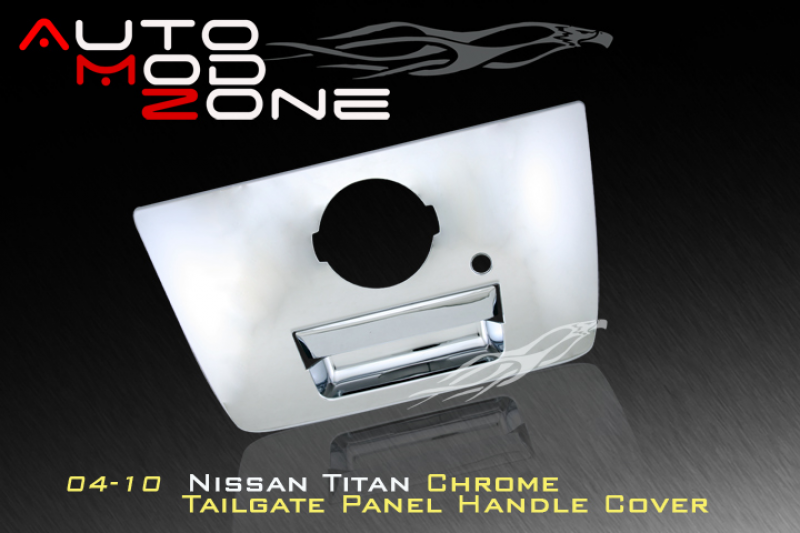 Details about 04-2012 NISSAN TITAN Chrome Tailgate Rear Panel Handle ...