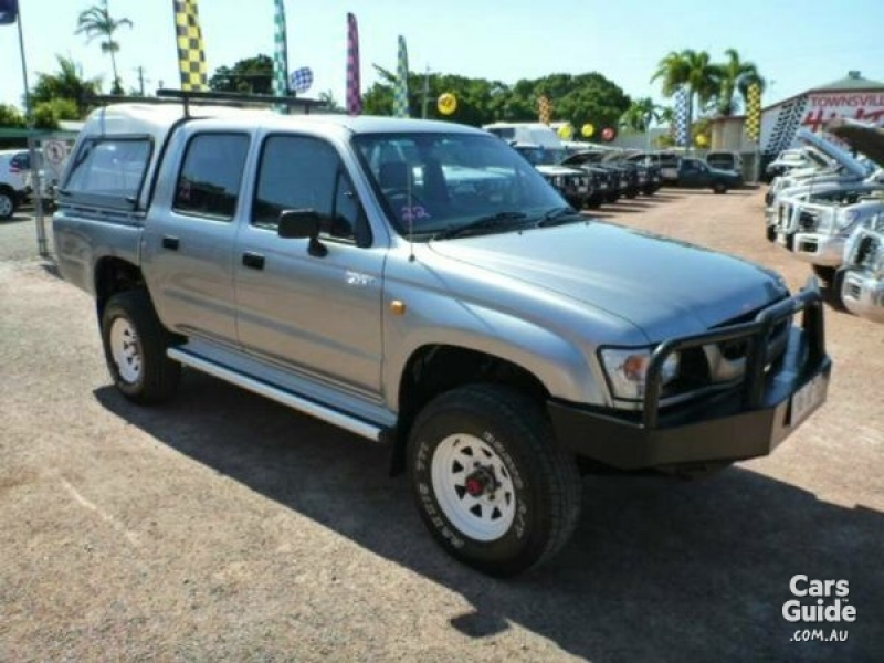 2004 toyota hilux 4x4 ln167r manual ute tray silver 264561 kms toyota ...