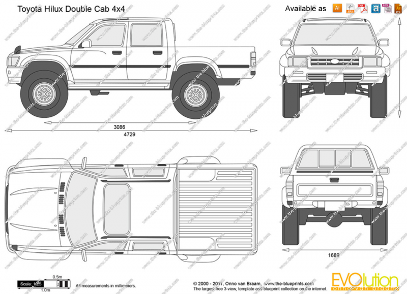 Toyota Hilux Double Cab 4x4 1983