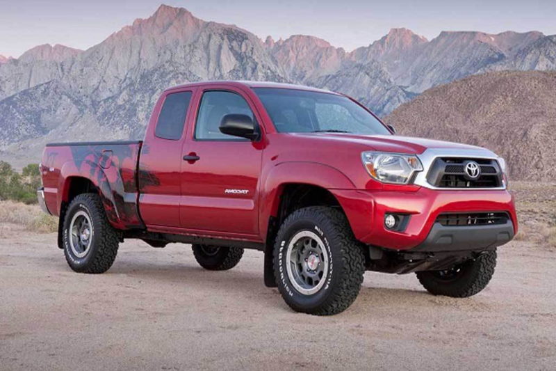 2014 toyota tacoma diesel red