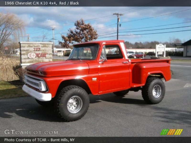 1966 Chevrolet C/K K10 4x4 in Red. Click to see large photo.
