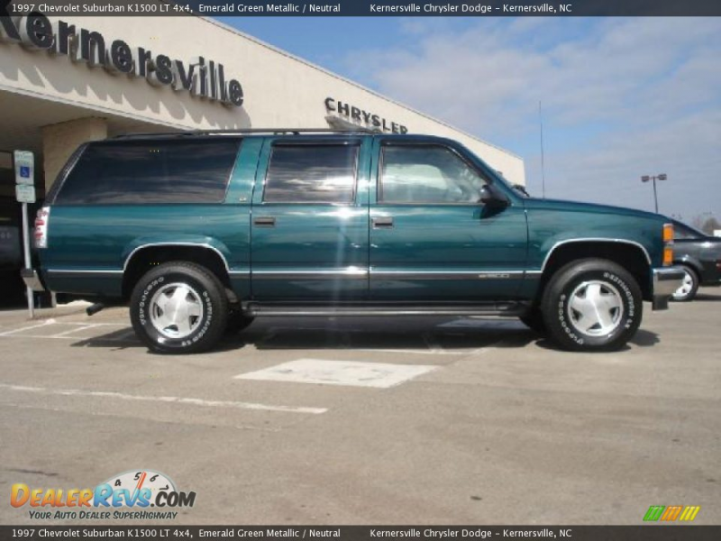 1997 Chevrolet Suburban K1500 LT 4x4 Emerald Green Metallic / Neutral ...