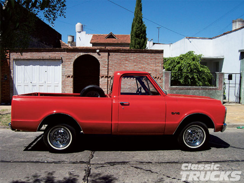 1966 Chevy C10 Pickup Truck Low Profile Tires
