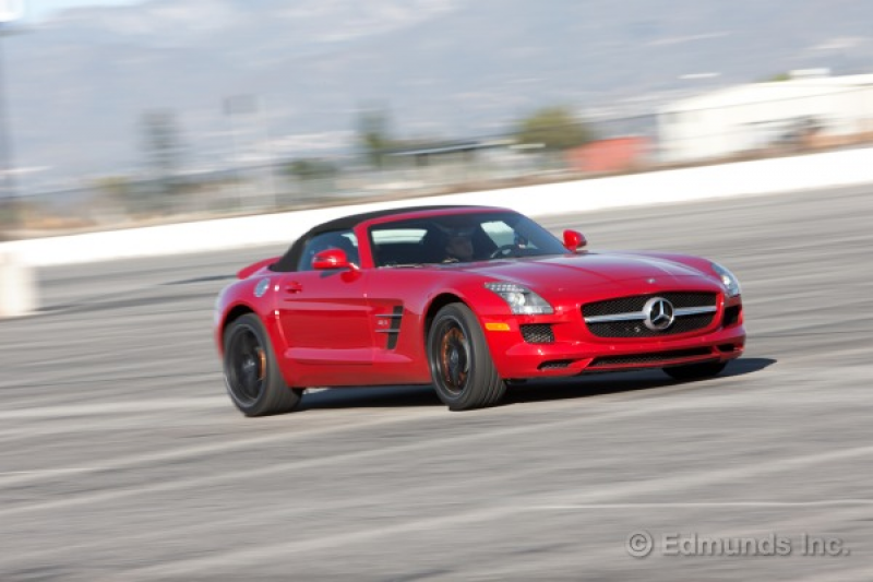 We track-tested our 563-Horsepower 2012 Mercedes-Benz SLS AMG Roadster ...