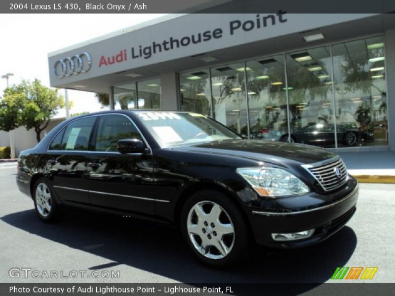 2004 Lexus LS 430 in Black Onyx. Click to see large photo.