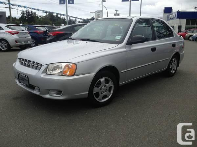 2000 Hyundai Accent GL Sedan - $4995 in Nanaimo, British Columbia for ...