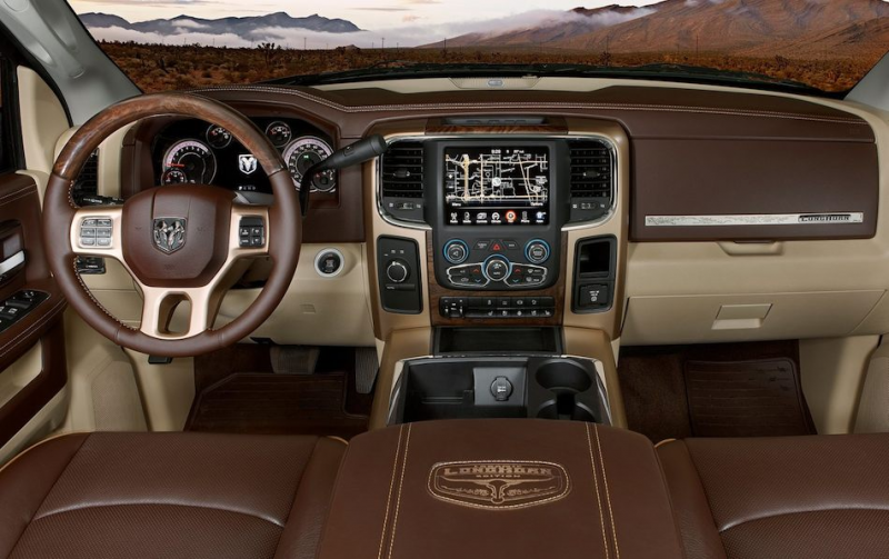 2013 Dodge Ram HD Dually Laramie Longhorn Interior