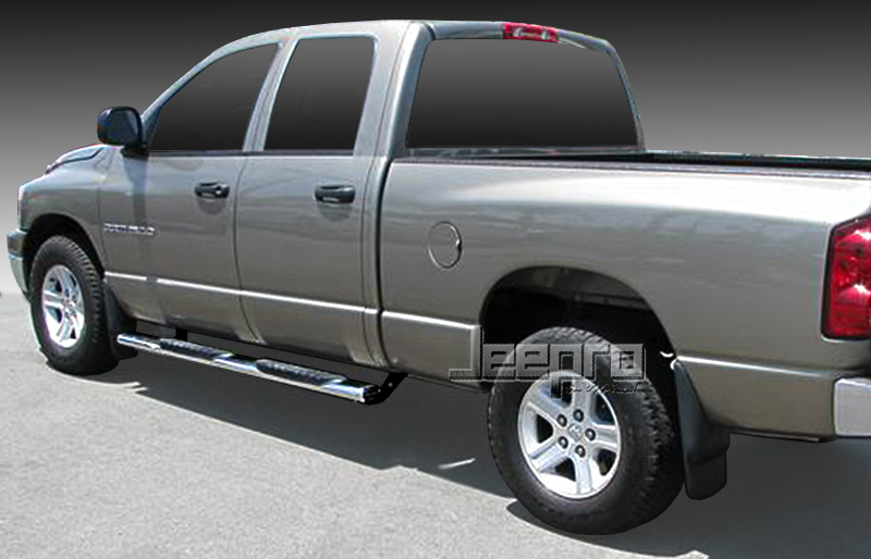 New-5-S-S-Oval-Wide-Side-Step-Bars-Fit-Ram-1500-2500-3500-Quad-Cab