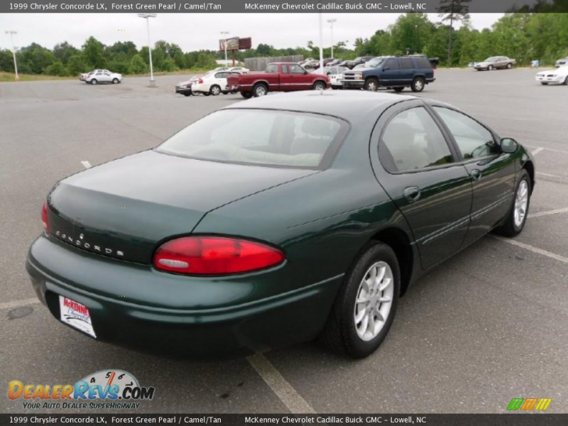 1999 Chrysler Concorde LX Forest Green Pearl / Camel/Tan Photo #4