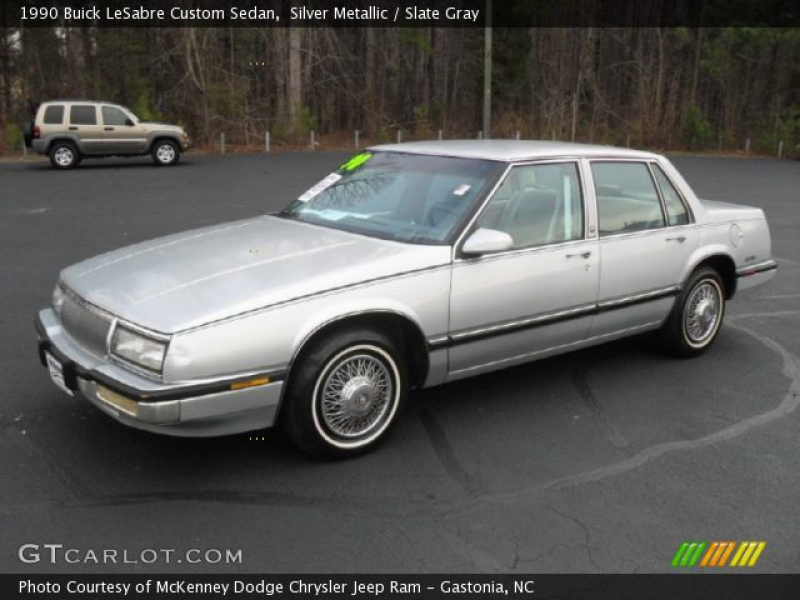 1990 Buick LeSabre Custom Sedan in Silver Metallic. Click to see large ...