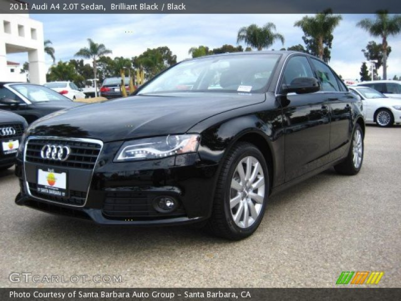 2011 Audi A4 2.0T Sedan in Brilliant Black. Click to see large photo.